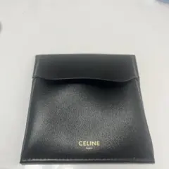 CELINE 黒 レザー アクセサリーケース