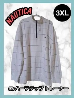 NAUTICA ハーフジップトレーナー 3XL 00s MADE IN ベトナムのサムネイル