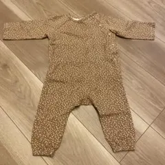 H&M オーガニックコットン 花柄セットアップ 74cm