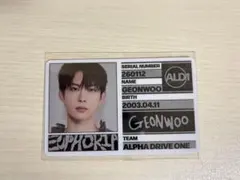 ALPHA DRIVE ONE ゴヌ 封入 IDカード トレカ