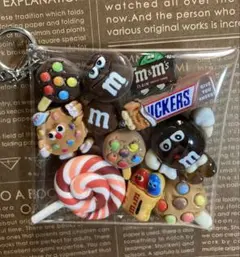 じゃらじゃらキーホルダー バッグチャーム クッキー チョコ ドーナツ