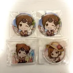 呪術廻戦 釘崎野薔薇 まるくじ アクキー 缶バッジ セット売り