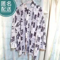 JEANASIS ガラアソートBIGシャツ ブラック系