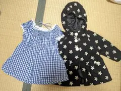 メゾピアノ コートとワンピースセット※サイズ90-100