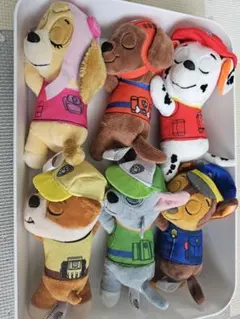 パウ・パトロール ごろりんぬいぐるみ 6点セット