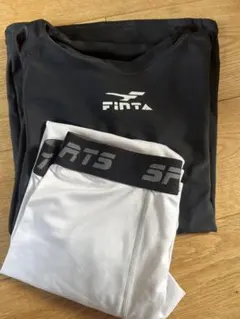 FINTA シャツ タイツ セット S/M ホワイト/ブラック