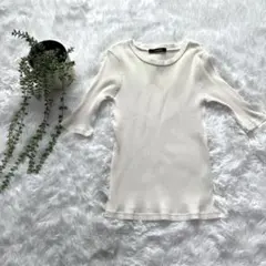 w closet 5部袖　ブラウス　春　夏　秋　綿　合わせやすい　フリーサイズ