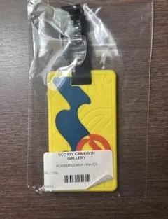 スコッティ キャメロン◇パターカバー リーシュ ◇ 黄色波Wave ◇ CT