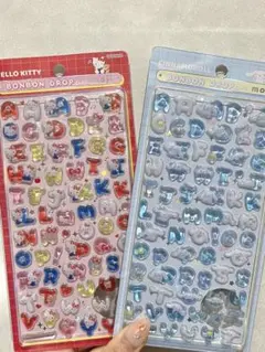 【正規品】ボンボンドロップシール moji ハローキティ シナモロール