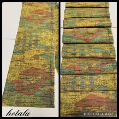 るうさん様専用❇️アンティーク・着物半幅生地1枚（18×156㎝）絹 上質 日本画