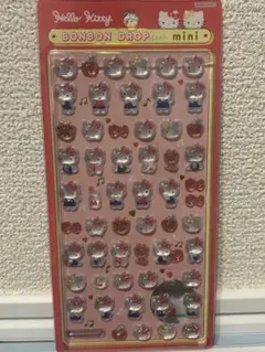 ハローキティボンボンドロップシールミニ