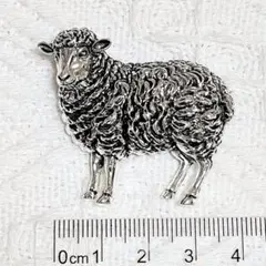 羊 ひつじ シルバー ブローチ ピンブローチ 干支