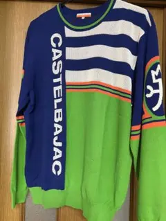 美品 CASTELBAJAC セーター 50 青・緑・白