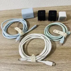 Anker 充電器4個 USB-Cケーブル3本 まとめ売り