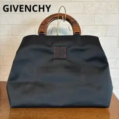 【極美品】GIVENCHY べっ甲　ハンドバッグ　黒