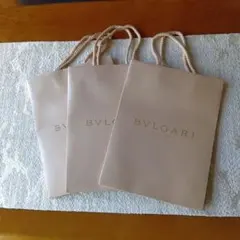 BVLGARI ショッパー 3枚セット 約23cm x 30cm