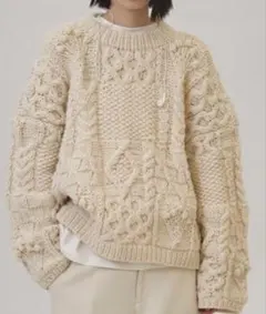 todayful パターンハンドニット