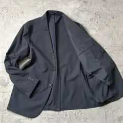 新品未使用タグ付 UNIQLO XL 感動ジャケット ネイビー 軽量 ストレッチ