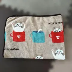 A CUP OF TAACHAN ブランケット 猫柄