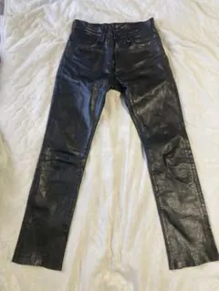 AXEL アクセル レザーパンツ シボ革 30 最終値下げ AXEL アクセル レザーパンツ シボ革 30 - メルカリ