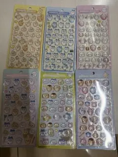 ボンボンドロップシール　ちいかわ　ハチワレ　うさぎ　全員　6個セット　正規品
