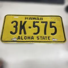 【未使用】Hawaii モーターサイクルプレート 　　　バイク ナンバープレート 未使用】Hawaii モーターサイクルプレート バイク ナンバープレート
