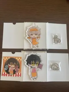 WINDBREAKERコラボカフェ 兎耳山丁子 十亀条 アクリルキーホルダー