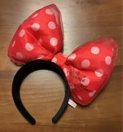 ディズニー　ミニー　カチューシャ　リボン