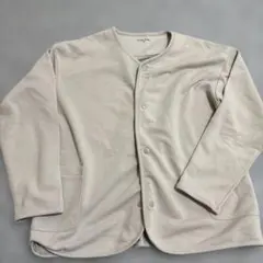 GLOBAL WORK ボタン付きカーディガン 150 ベージュ