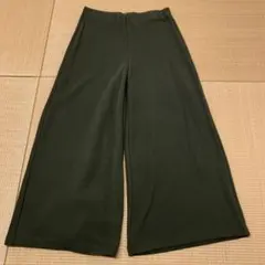 ZARA モスグリーン ワイドパンツ Mサイズ
