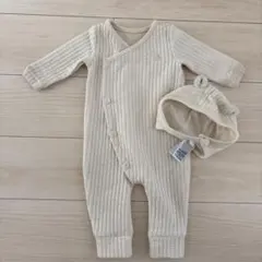 gap ベビー ロンパース　帽子付き