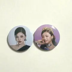 ITZY イェジ　CHECKMATE サノク　缶バッジ