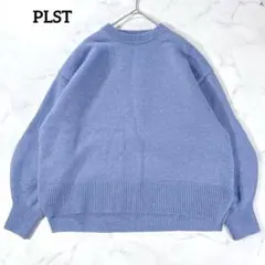 24AW PLSTエクストラファインメリノウールミドルゲージクルーネックセーター