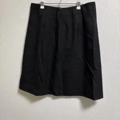 【美品】フォーマルスカート　リクルート　ビジネススーツスカート　黒　17BR
