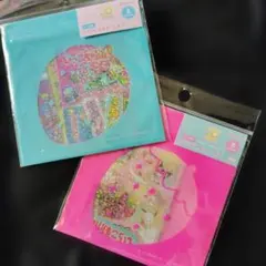 サンリオ いちご新聞50周年 ケース付 ホログラムステッカー 2種