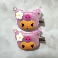 サンリオ　日焼けキティ　クロミ　ヘアピン