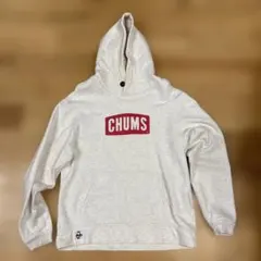 CHUMS クリーム色 パーカー　M