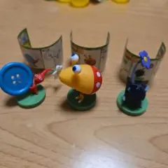 ピクミン　チョコエッグ　赤ピクミン＆チャッピー＆岩ピクミン　3個セット