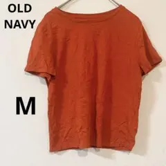 お値下げ歓迎✨OLD NAVY 【M】オレンジ 半袖 Tシャツ