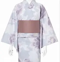 蓮の花柄浴衣セット