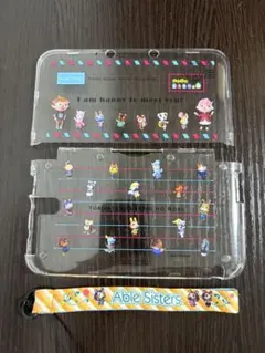 どうぶつの森 3DS LL カバーケース　ボディカバーコレクション ストラップ付