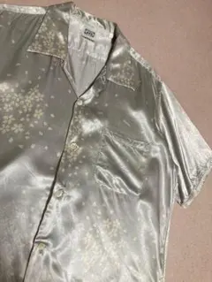 一点物 オクラ 「SAKURA」Open-collar Aloha Shirtのサムネイル