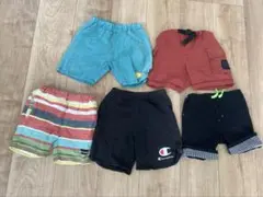 ベビー服 ズボン5点セット 90 ハーフパンツ 保育園着 男の子