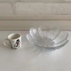 デッドストック　ガラスの器＆アラビアムーミンミニマグのサムネイル