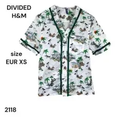 DIVIDED H&M ディバイデッド　シャツ　トップス　半袖　XSのサムネイル
