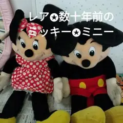 東京ディズニーランド開園激レア1982 ミッキー&ミニーぬいぐるみ