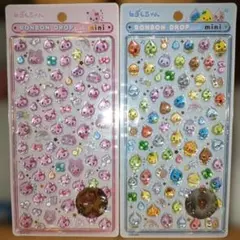 ボンボンドロップシール ミニ しずくちゃん2枚セット