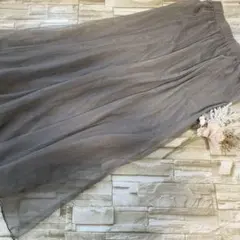 プリーツスカート ロング ll