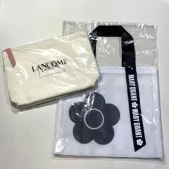 MARY QUANTメッシュミニトート＆LANCOMEのポーチ