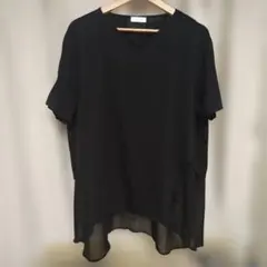 Alotta チュニック 半袖 ブラック